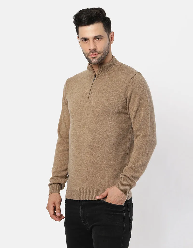 Woolen T-Neck Sweater For Men