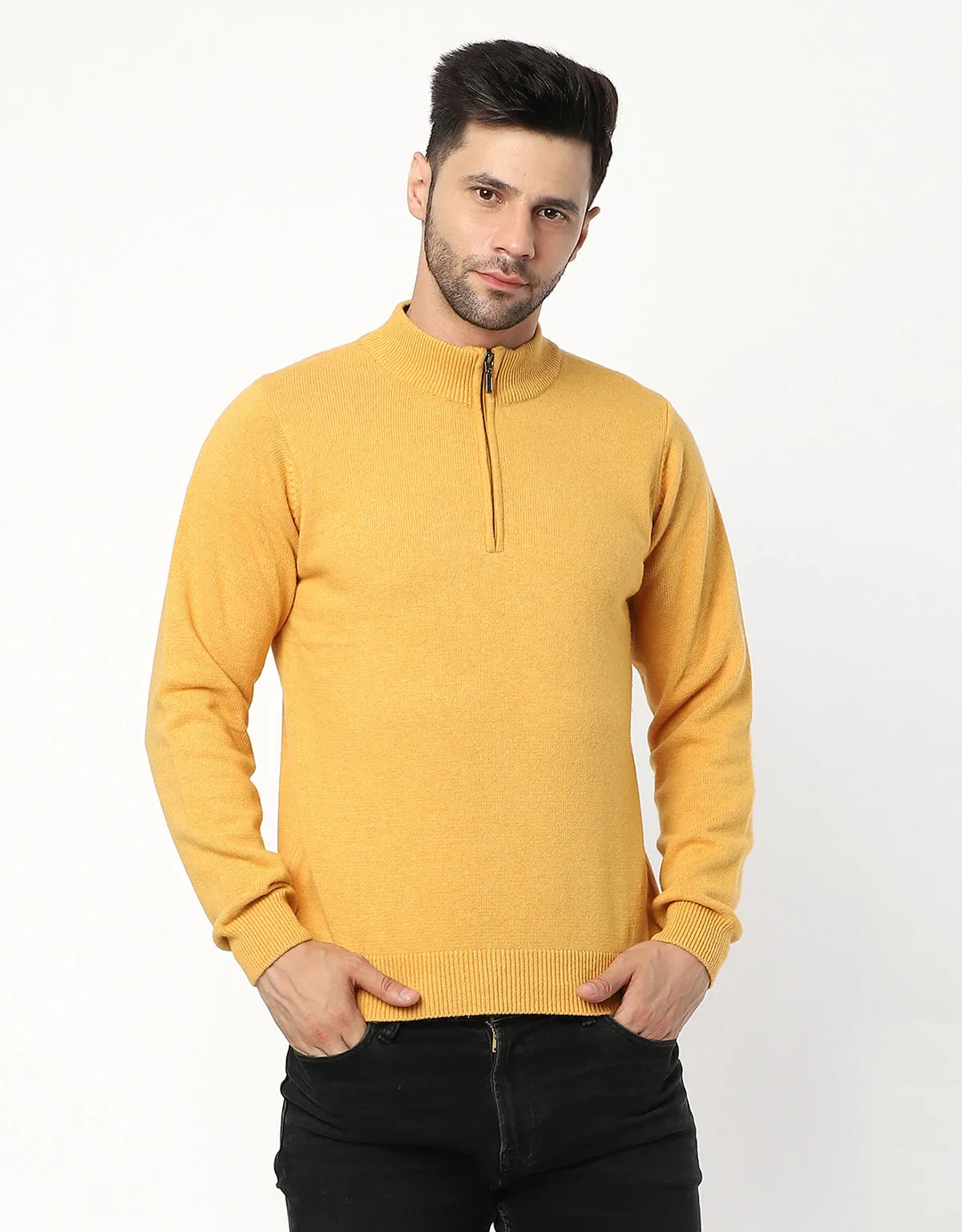 Woolen T-Neck Sweater For Men