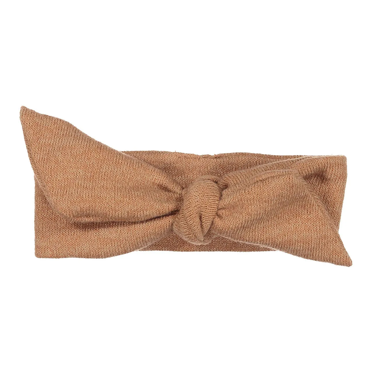 Wrap Bow Headwrap // Almond KNIT