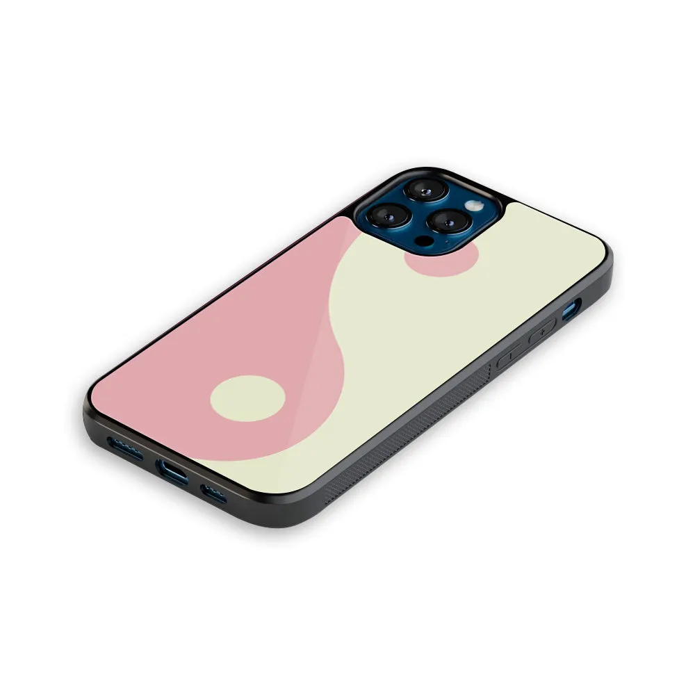 Yin Yang Pink Phone Cover | Glass Case