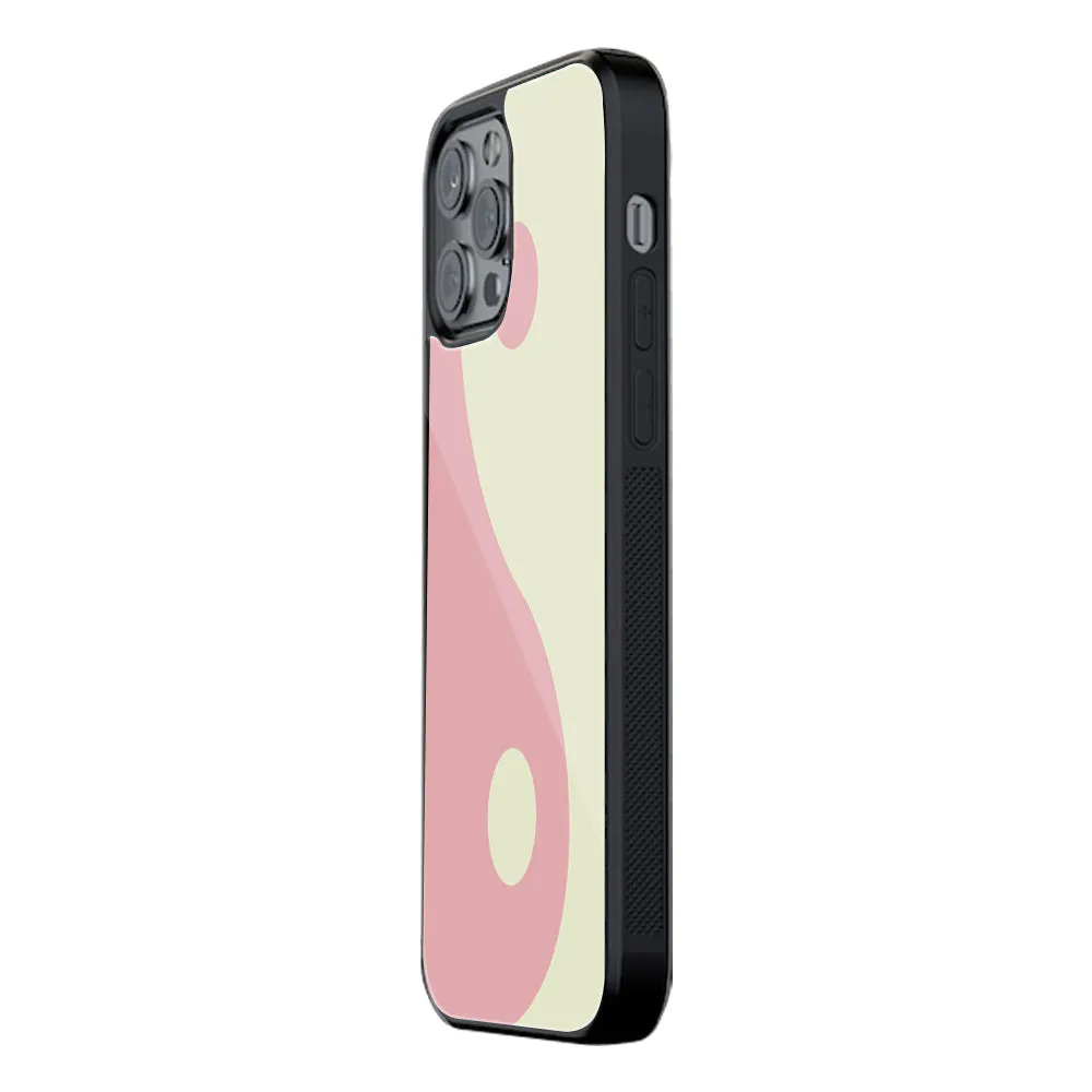 Yin Yang Pink Phone Cover | Glass Case